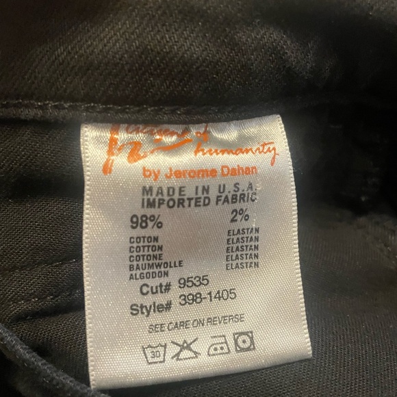 Citizens of Humanity Black Havana Pencil Skirt Denim Short Mini Skirt - Picture 12 of 14